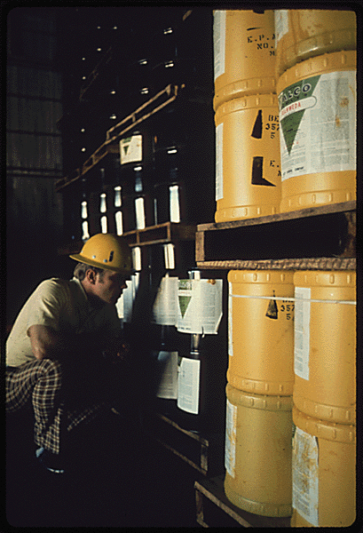 National Archives:  Performing an EPA inspection (ca 1974)